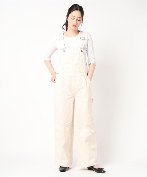 SpRay（スプレイ）の「デニムサロペット（サロペット/オーバーオール・レディース・ブラック/アイボリー/ブルー系その他・FREE）」の9枚目の写真