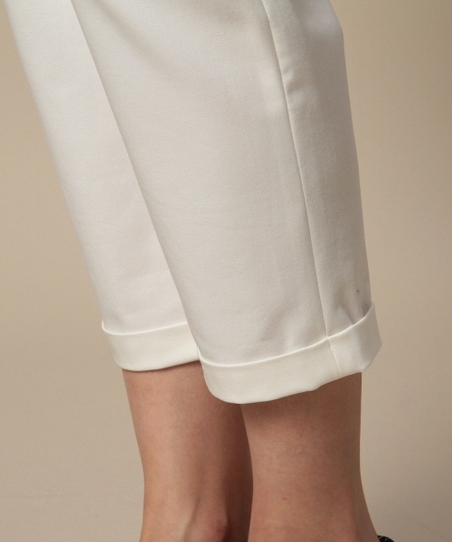 BEAUTY&YOUTH UNITED ARROWS(ビューティーアンドユースユナイテッドアローズ)の「BYMC ウエストギャザー8分丈パンツ/ホワイト ◆(その他パンツ・レディース・ホワイト・SMALL/MEDIUM)」の6枚目の写真