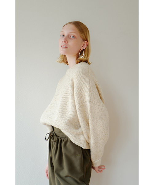 CLANE クラネ MIX TWEED KNIT TOPS ミックスツイード CLANE MIX TWEED KNIT TOPS