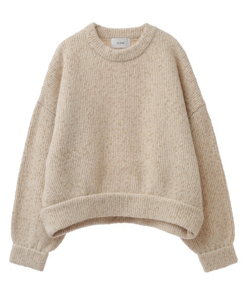 CLANE（クラネ）の「MIX TWEED KNIT TOPS（ニット/セーター）」 - WEAR