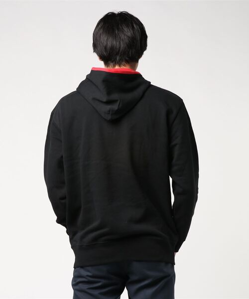DOUBLE STEAL（ダブルスティール）の「In Hood Parker（パーカー・メンズ・ネイビー/トップグレー/ブラック×レッド・MEDIUM/LARGE/X-LARGE）」の5枚目の写真