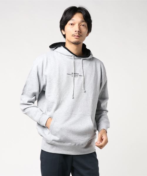DOUBLE STEAL（ダブルスティール）の「In Hood Parker（パーカー・メンズ・ネイビー/トップグレー/ブラック×レッド・MEDIUM/LARGE/X-LARGE）」の8枚目の写真