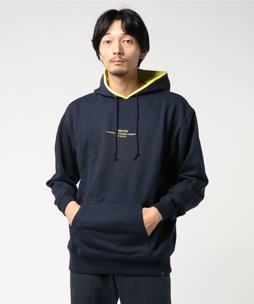DOUBLE STEAL（ダブルスティール）の「In Hood Parker（パーカー・メンズ・ネイビー/トップグレー/ブラック×レッド・MEDIUM/LARGE/X-LARGE）」の9枚目の写真