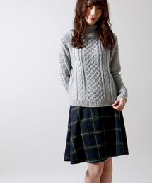 WEGO | WEGO/チェックミドルスカート(スカート)