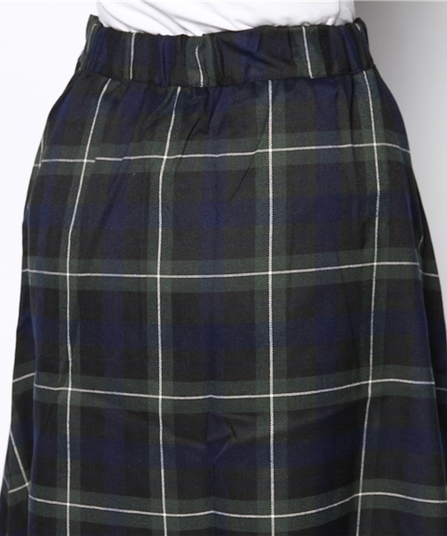 WEGO（ウィゴー）の「WEGO/チェックミドルスカート（スカート・レディース・グリーン/レッド・FREE）」の6枚目の写真