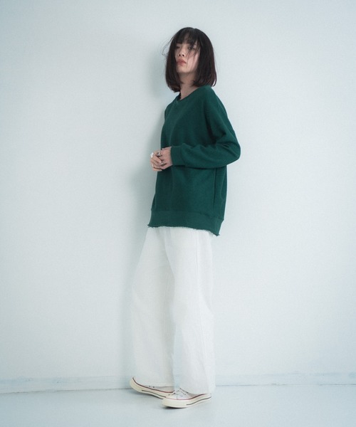 Libra Cue(リブラ キュー)の「Libra デニムRelaxパンツ(デニムパンツ・レディース・ホワイト・SMALL/MEDIUM/LARGE)」の9枚目の写真