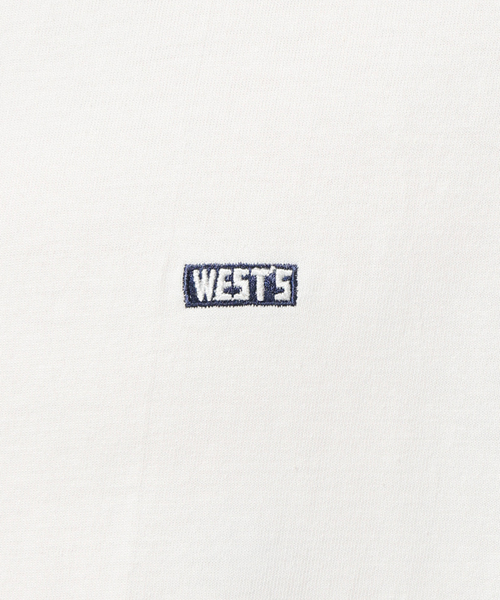 journal standard Furniture （ジャーナルスタンダードファニチャー）の「WESTS EMBROIDERY T-SHIRTS（Tシャツ/カットソー・レディース・ネイビー/レッド・SMALL/MEDIUM/LARGE）」の12枚目の写真