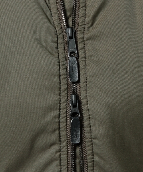 Another Edition(アナザーエディション)の「AE LONG MA-1(ミリタリージャケット・レディース・ブラック/オリーブ・SMALL/MEDIUM)」の6枚目の写真