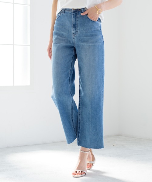 YANUK（ヤヌーク）の「【YANUK/ヤヌーク】ワイドストレートデニムパンツ LILITH/リリス（デニムパンツ・レディース・サックスブルー・22cm/23cm/24cm）」の11枚目の写真