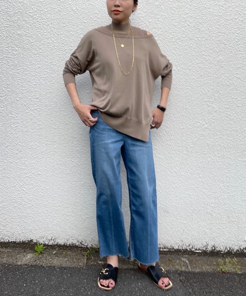 YANUK（ヤヌーク）の「【YANUK/ヤヌーク】ワイドストレートデニムパンツ LILITH/リリス（デニムパンツ・レディース・サックスブルー・22cm/23cm/24cm）」の17枚目の写真