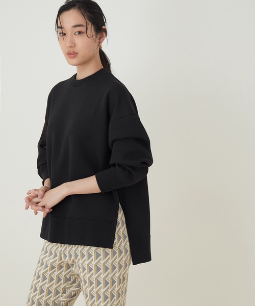 Adam et Rope&#39; - りん アダムエロペ スリットダンボールプルオーバー ADAM ET ROPE'（アダムエロペ）の「【WEB限定】スリット