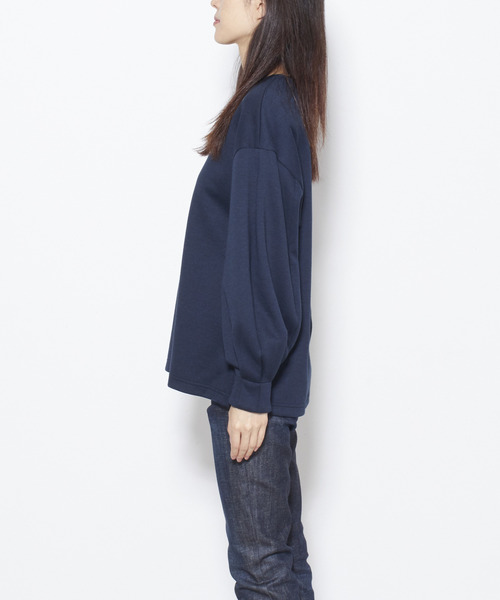 Liesse(リエス)の「ポンチプルオーバー(Tシャツ/カットソー・レディース・ベージュ/ネイビー・FREE)」の20枚目の写真