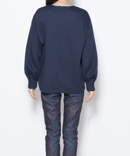 Liesse(リエス)の「ポンチプルオーバー(Tシャツ/カットソー・レディース・ベージュ/ネイビー・FREE)」の21枚目の写真