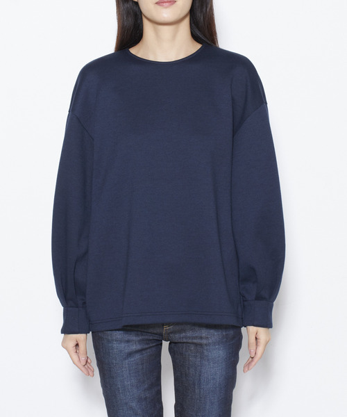 Liesse(リエス)の「ポンチプルオーバー(Tシャツ/カットソー・レディース・ベージュ/ネイビー・FREE)」の22枚目の写真