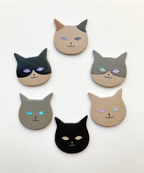 tone(トーン)の「【studio wave】ねこのブローチ(ブローチ/コサージュ・レディース・ブラック/ブラック系その他/グレー/ベージュ/ベージュ系その他/グレー系その他・FREE)」の22枚目の写真