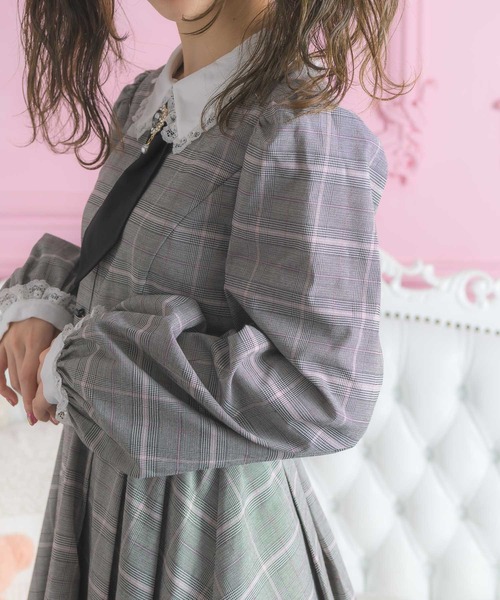 ROJITA（ロジータ）の「ホワイトカラーネクタイワンピース（ワンピース 