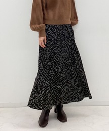 ドットマーメイドスカート
