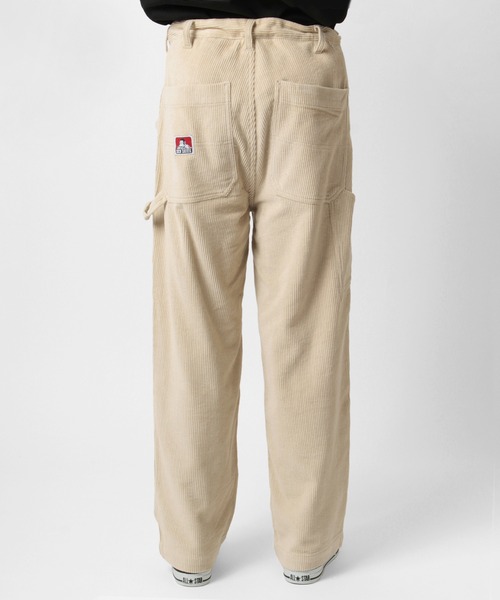 BEN DAVIS コードュロイフレアパンツ オリーブグリーン W33 Original Ben's Pants - Olive