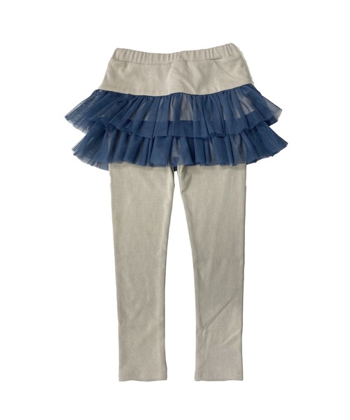 Bee des Bee（ビーデスビー）の「レギンス付き10分丈スカッツ（スカート・キッズ・グレー系その他2/グレー×ピンク/グレー×サックスブルー/グレー系その他/ブラック系その他/ブラック×ピンク/チャコールグレー×パープル/ブラック×グリーン/ブラック系その他2/ブラック×パープル・110cm/100cm/120cm/130cm/140cm/150cm）」の9枚目の写真