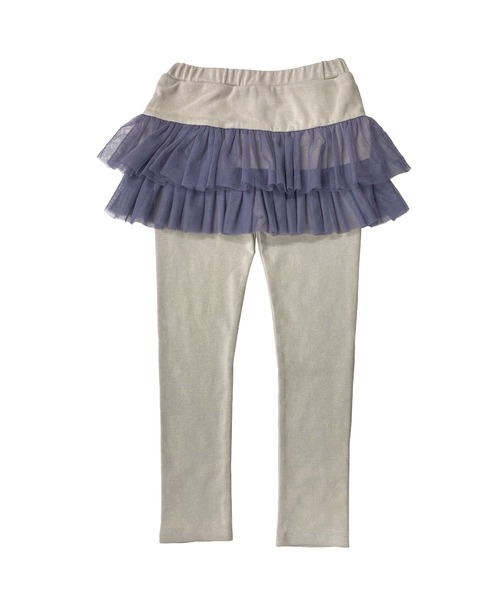 Bee des Bee（ビーデスビー）の「レギンス付き10分丈スカッツ（スカート・キッズ・グレー系その他2/グレー×ピンク/グレー×サックスブルー/グレー系その他/ブラック系その他/ブラック×ピンク/チャコールグレー×パープル/ブラック×グリーン/ブラック系その他2/ブラック×パープル・110cm/100cm/120cm/130cm/140cm/150cm）」の10枚目の写真