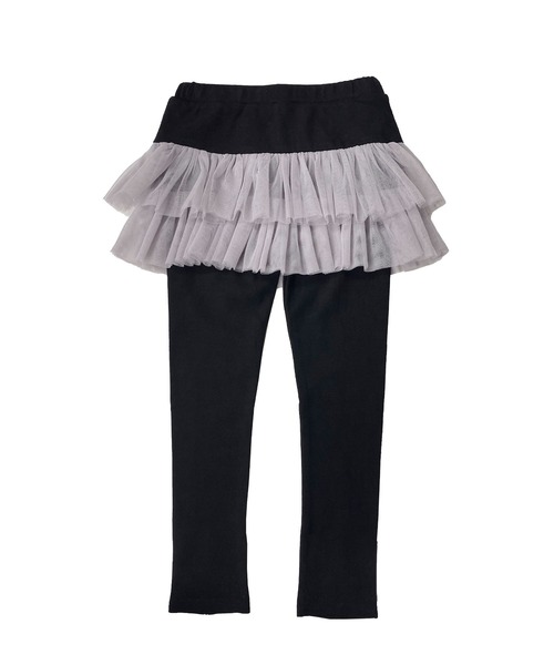 Bee des Bee（ビーデスビー）の「レギンス付き10分丈スカッツ（スカート・キッズ・グレー系その他2/グレー×ピンク/グレー×サックスブルー/グレー系その他/ブラック系その他/ブラック×ピンク/チャコールグレー×パープル/ブラック×グリーン/ブラック系その他2/ブラック×パープル・110cm/100cm/120cm/130cm/140cm/150cm）」の16枚目の写真