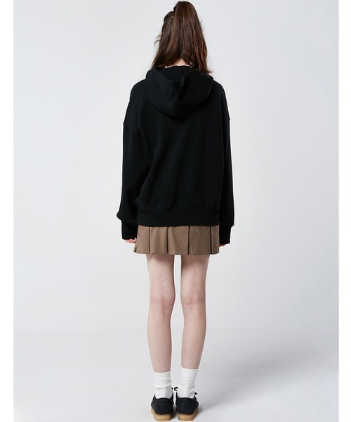 KIRSH(キルシー)の「【KOREA KIRSH オリジナルライン】『KIRSH/キルシー』ARCH LOGO CHERRY HOODIE/アーチロゴ チェリー フーディー(パーカー・レディース・グレー/ブラック・FREE)」の6枚目の写真