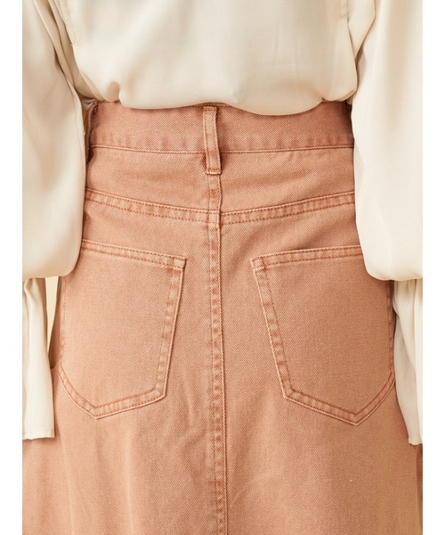 ROYAL PARTY(ロイヤルパーティー)の「サイドタックフレアスカート(スカート・レディース・オレンジ/パープル/ネイビー・MEDIUM/SMALL)」の7枚目の写真