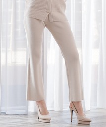 LIPSERVICE | リブニットスリムフレアパンツ(その他パンツ)