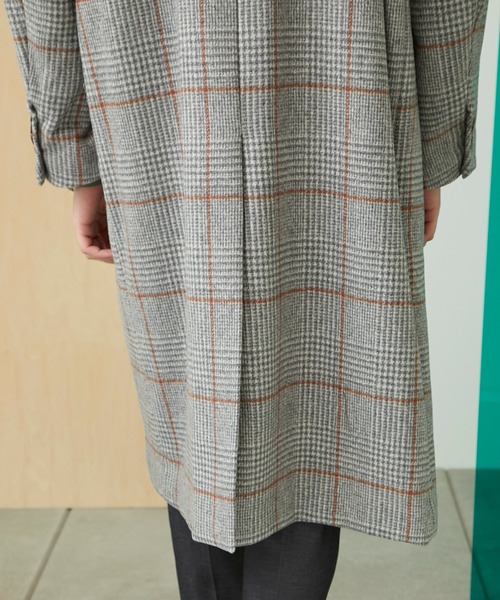 チェックオーバーサイズチェスターコート（チェスターコート）｜UNITED