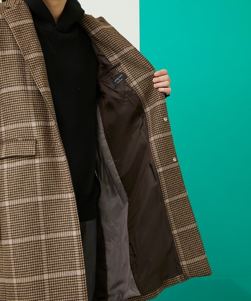 チェックオーバーサイズチェスターコート（チェスターコート）｜UNITED