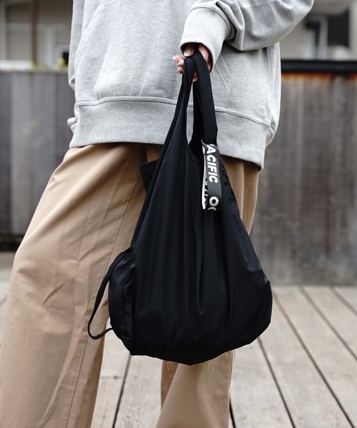 Ocean Pacific（オーシャンパシフィック）の「【OP / オーピー】エコバッグ（エコバッグ/サブバッグ・レディース・ブラック/ネイビー/グレー/カーキ/イエロー・FREE）」の2枚目の写真