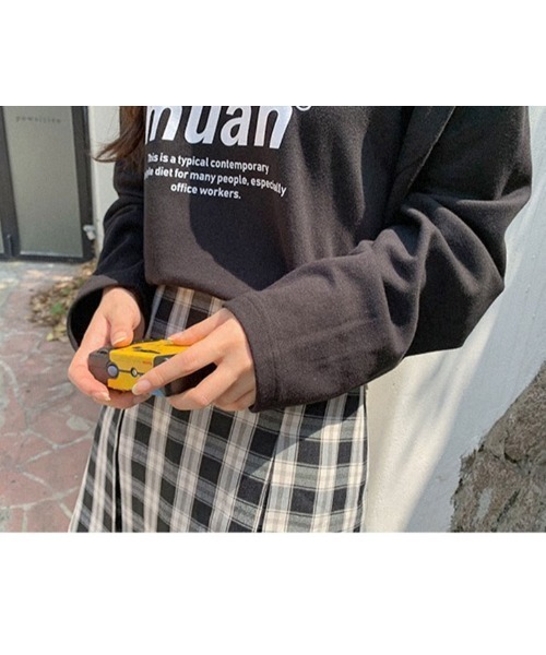 muahmuah（ムーアムーア）の「A'GEM/9 × .kom『muah muah/ムーアムーア』MUAH SIGNATURE GRAPHIC T-SHIRT/シグネチャー グラフィック ロングスリーブTシャツ（Tシャツ/カットソー・レディース・ホワイト/ブラック/ライトグレー/インディゴブルー・FREE）」の18枚目の写真