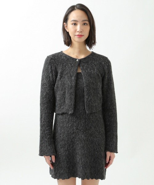 ALAND（エーランド）の「curetty／カーディガンセットワンピース　2930663（ワンピース・レディース・アイボリー/ブラック・SMALL）」の15枚目の写真