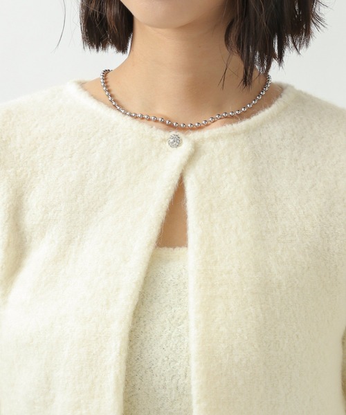 ALAND（エーランド）の「curetty／カーディガンセットワンピース　2930663（ワンピース・レディース・アイボリー/ブラック・SMALL）」の16枚目の写真