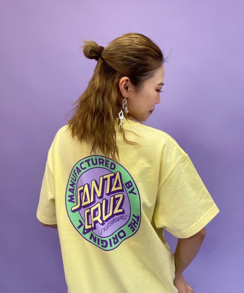 Santa Cruz サンタクルーズ の ムラサキスポーツ別注 Santacruz サンタクルーズ ビッグシルエット バックプリントtシャツ Tシャツ カットソー Wear