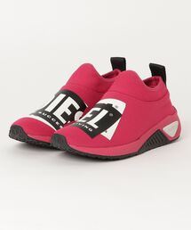 DIESEL ディーゼル ロゴ キャンパス素材 スニーカー スリッポン DIESEL - DIESEL デニム スニーカー グレー キャンバス