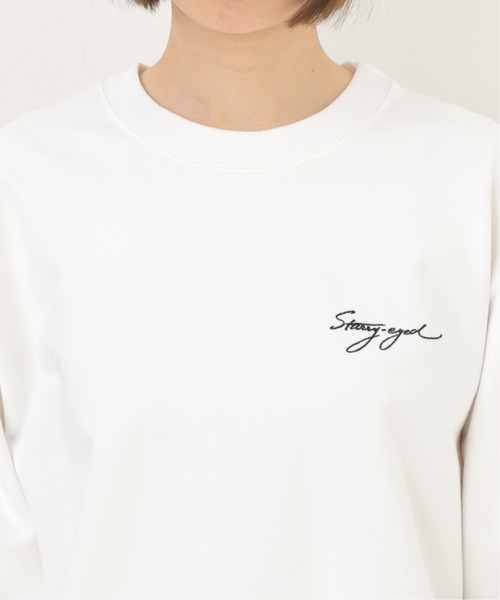 AP STUDIO(エーピーストゥディオ)の「エンブロイダリースウェットプルオーバー(Tシャツ/カットソー・レディース・ブラック・FREE)」の4枚目の写真