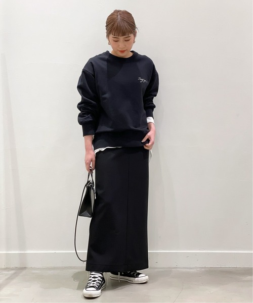 AP STUDIO(エーピーストゥディオ)の「エンブロイダリースウェットプルオーバー(Tシャツ/カットソー・レディース・ブラック・FREE)」の22枚目の写真