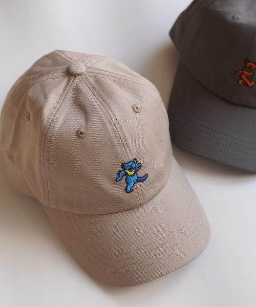 Grateful Dead(グレイトフルデッド)の「【GRATEFUL DEAD/グレイトフルデッド】刺繍ローキャップ(キャップ・メンズ・チャコール/ホワイト/ブラック/ベージュ/ダークベージュ/アイボリー/ブラック系その他・FREE)」の6枚目の写真