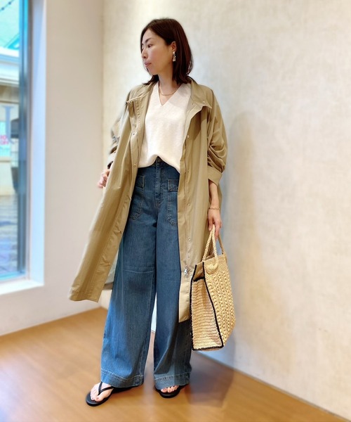 RIVE DROITE（リヴドロワ）の「シーズン問わず楽しめる　サイドポケットデニムパンツ（デニムパンツ・レディース・ブルー/ネイビー・36/38）」の3枚目の写真