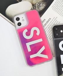 SLY | iPhone13 iPhone12 iPhone12Pro iPhone12mini iPhone12ProMax ケース SLY [ネオンサンド/LOGO](スマホケース/カバー)