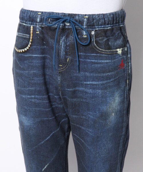 HYSTERIC GLAMOUR(ヒステリックグラマー)の「LU加工デニムpt スウェットパンツ(その他パンツ・メンズ・マルチ・FREE)」の4枚目の写真