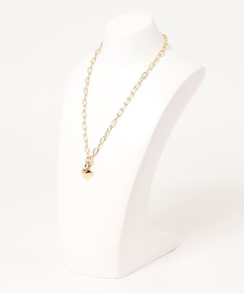 IENA（イエナ）の「【LAURA LOMBARDI/ローラロンバルディ】ハートチェーンネックレス（ネックレス・レディース・ゴールド・FREE）」の2枚目の写真