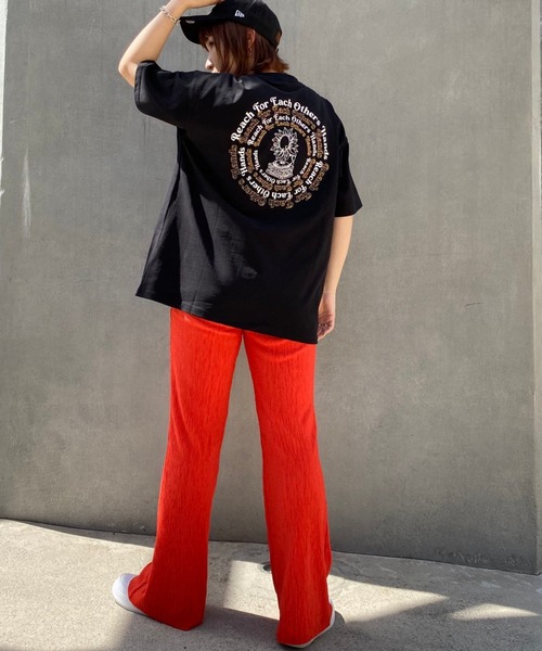 PBLIM（ページボーイリム）の「【PAGEBOYLIM】サークルフラワーT（Tシャツ/カットソー・レディース・ブラック/オフホワイト・MEDIUM/LARGE）」の11枚目の写真