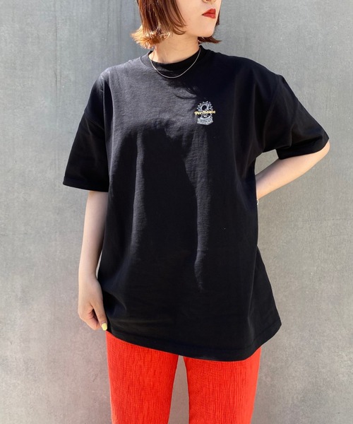 PBLIM（ページボーイリム）の「【PAGEBOYLIM】サークルフラワーT（Tシャツ/カットソー・レディース・ブラック/オフホワイト・MEDIUM/LARGE）」の12枚目の写真