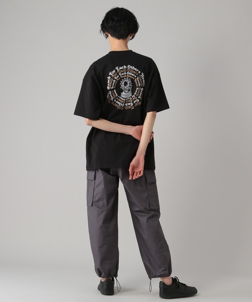 PBLIM（ページボーイリム）の「【PAGEBOYLIM】サークルフラワーT（Tシャツ/カットソー・レディース・ブラック/オフホワイト・MEDIUM/LARGE）」の13枚目の写真