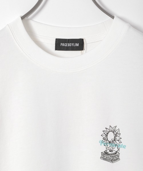 PBLIM（ページボーイリム）の「【PAGEBOYLIM】サークルフラワーT（Tシャツ/カットソー・レディース・ブラック/オフホワイト・MEDIUM/LARGE）」の19枚目の写真
