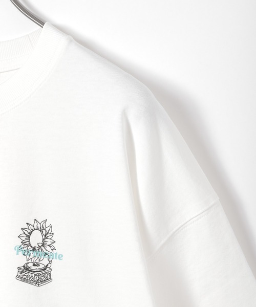 PBLIM（ページボーイリム）の「【PAGEBOYLIM】サークルフラワーT（Tシャツ/カットソー・レディース・ブラック/オフホワイト・MEDIUM/LARGE）」の22枚目の写真