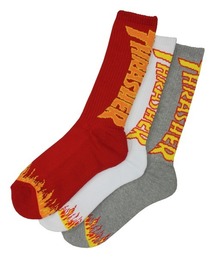 FLAME CREW SOCKS 3Pack/スラッシャー3パックソックス(靴下）