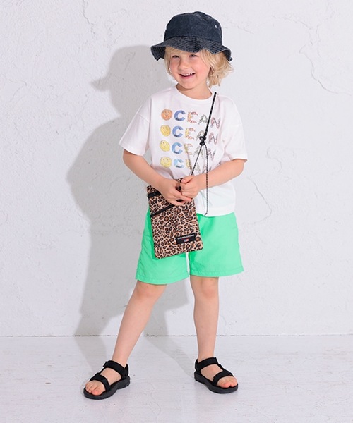 Ocean&Ground（オーシャン&グラウンド）の「レオパ－ドミニサコッシュ（ボディバッグ/ウエストポーチ・キッズ・ベージュ・FREE）」の4枚目の写真